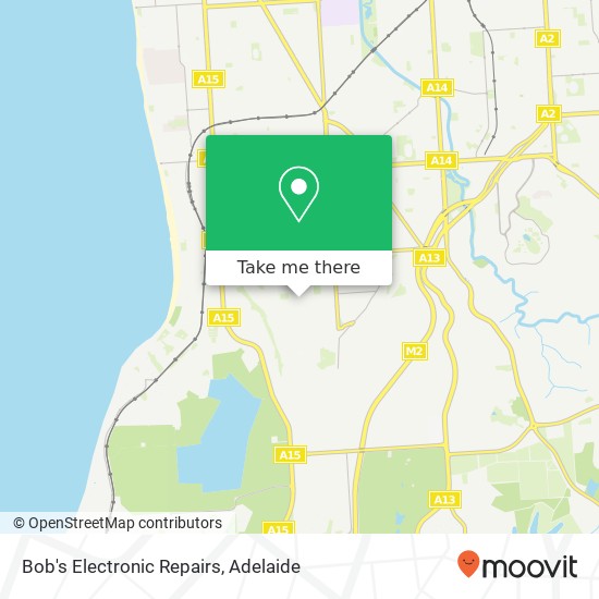 Bob's Electronic Repairs map