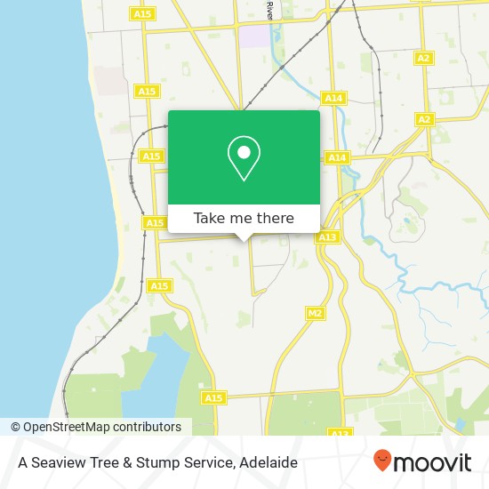 A Seaview Tree & Stump Service map