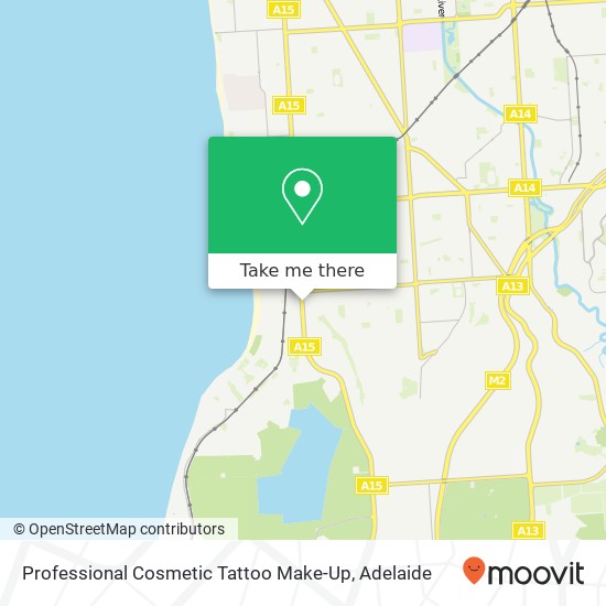 Professional Cosmetic Tattoo Make-Up map