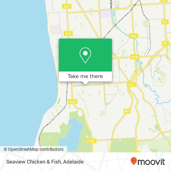 Mapa Seaview Chicken & Fish