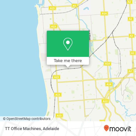 TT Office Machines map