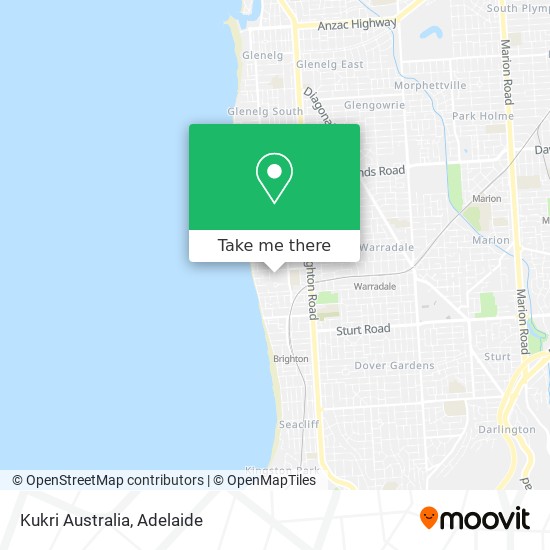 Mapa Kukri Australia