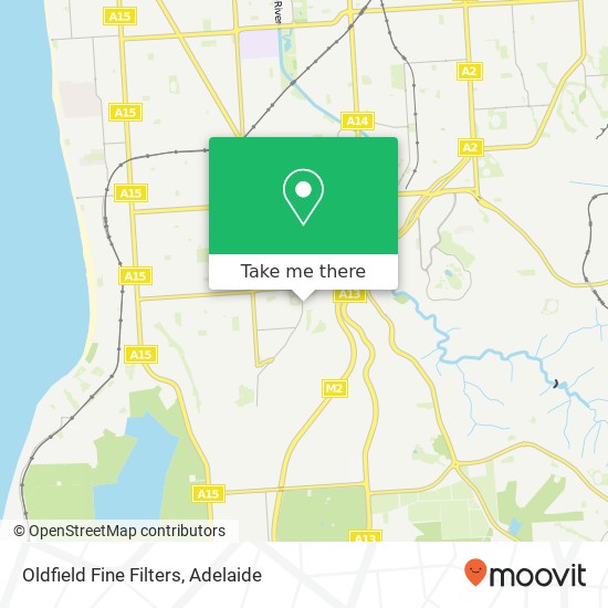 Oldfield Fine Filters map