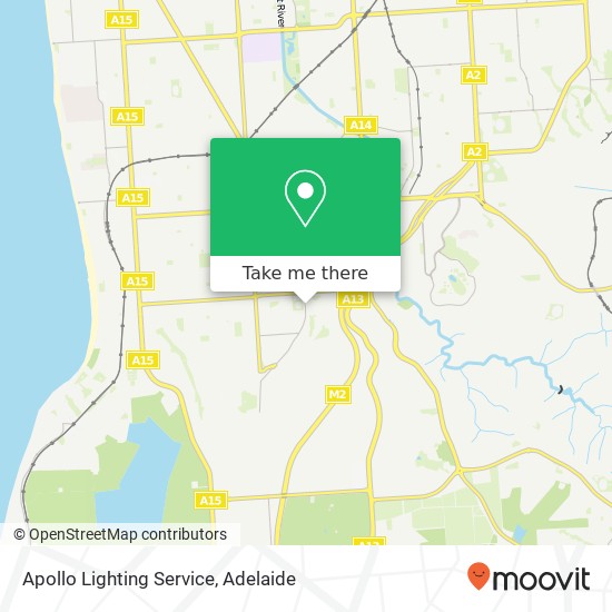 Mapa Apollo Lighting Service