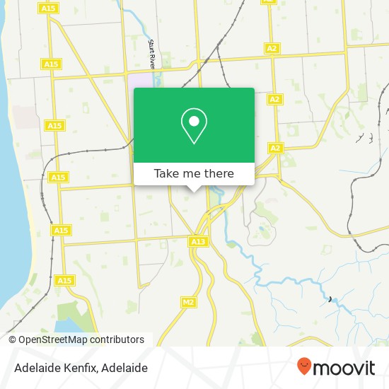 Mapa Adelaide Kenfix