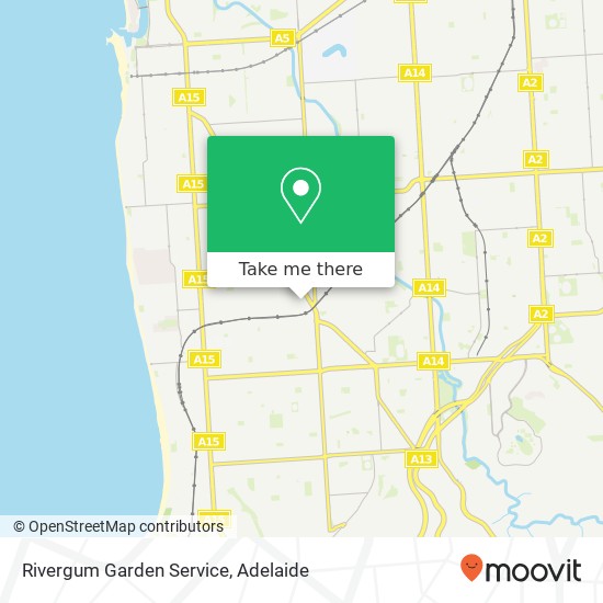 Mapa Rivergum Garden Service