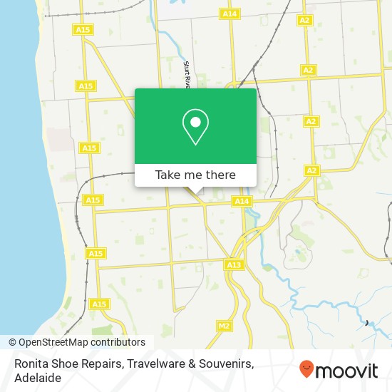 Ronita Shoe Repairs, Travelware & Souvenirs map