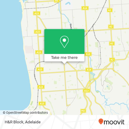 H&R Block map