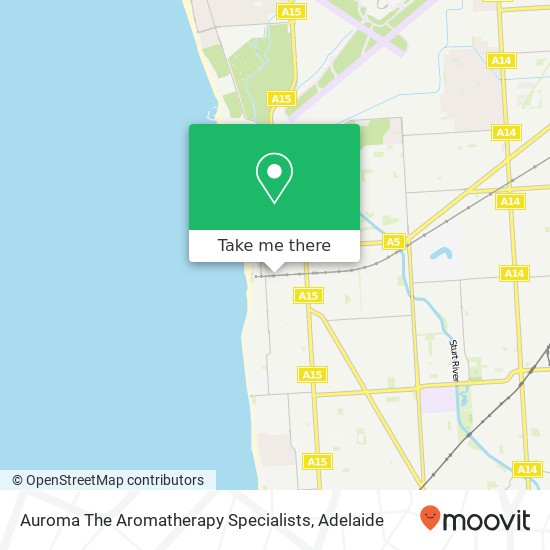 Auroma The Aromatherapy Specialists map