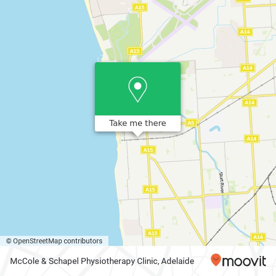 Mapa McCole & Schapel Physiotherapy Clinic