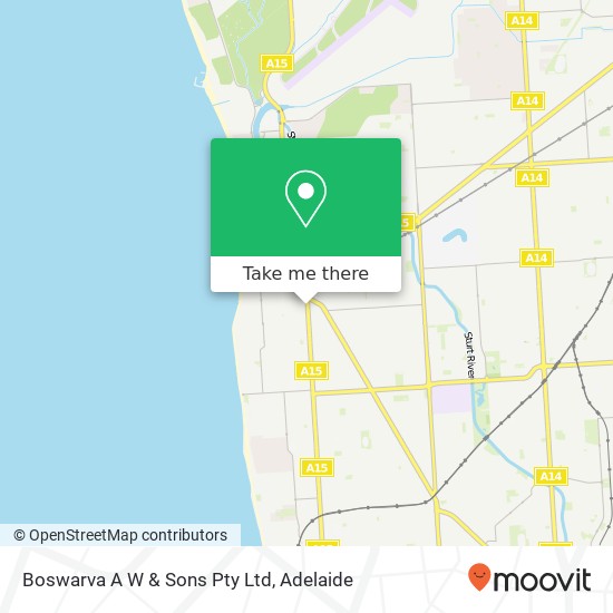 Mapa Boswarva A W & Sons Pty Ltd