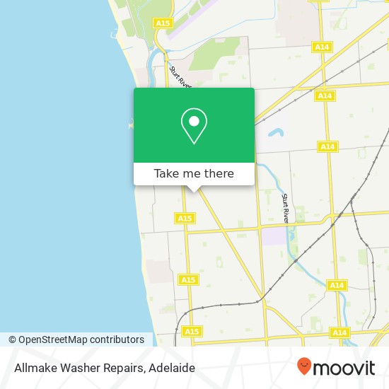 Allmake Washer Repairs map