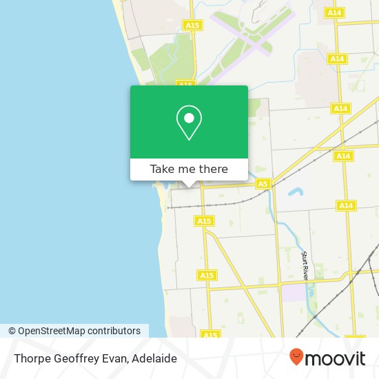 Thorpe Geoffrey Evan map