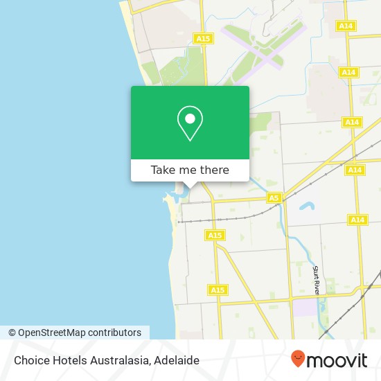 Choice Hotels Australasia map