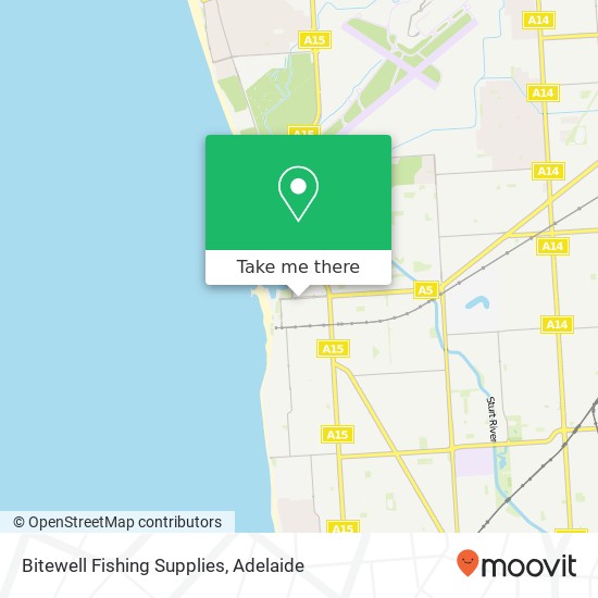 Mapa Bitewell Fishing Supplies