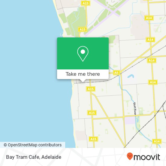 Bay Tram Cafe map