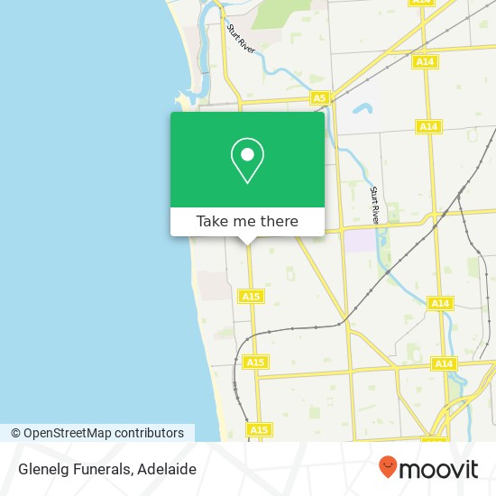 Glenelg Funerals map