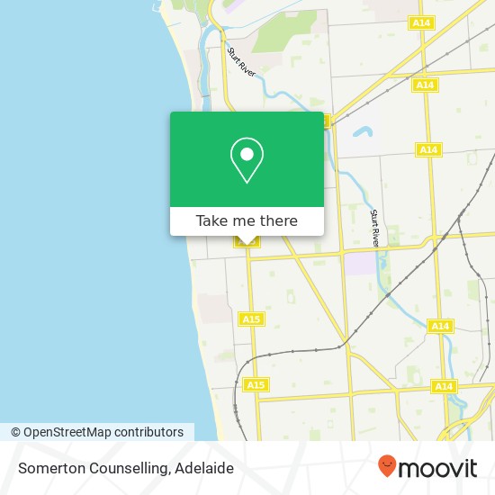 Somerton Counselling map