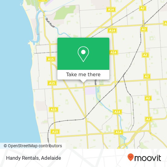 Mapa Handy Rentals