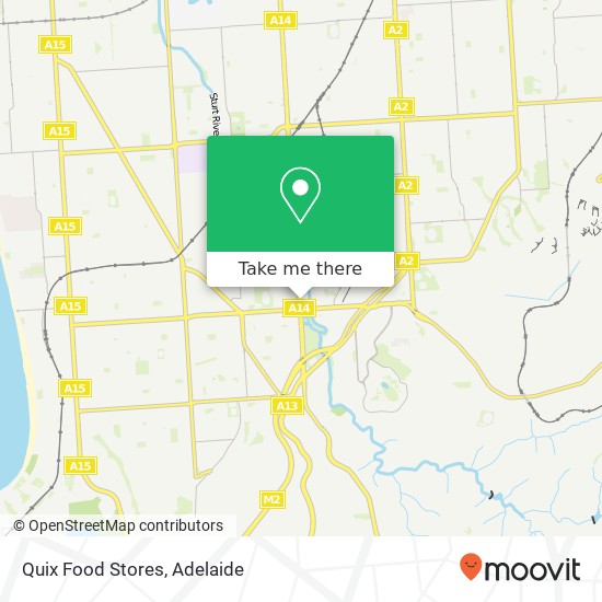 Quix Food Stores map