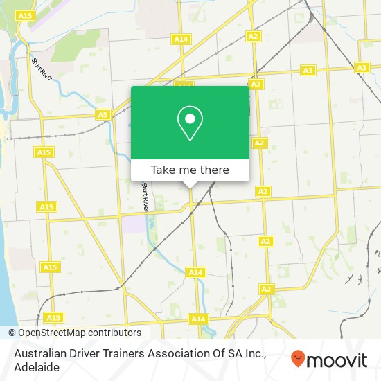 Australian Driver Trainers Association Of SA Inc. map