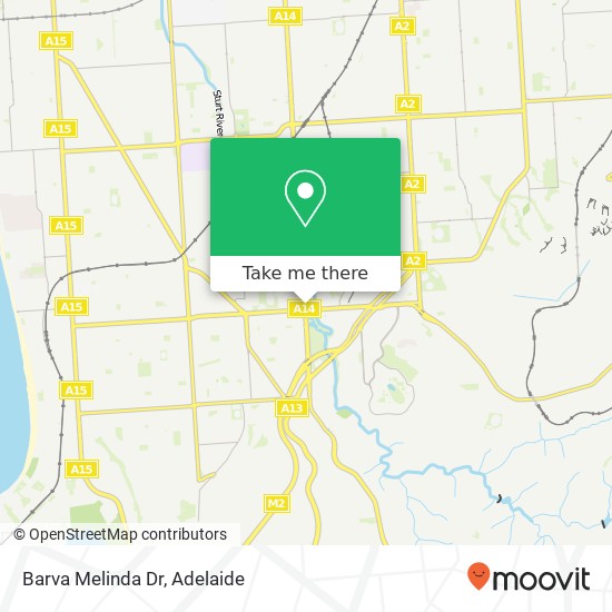 Mapa Barva Melinda Dr