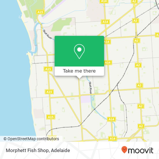 Morphett Fish Shop map