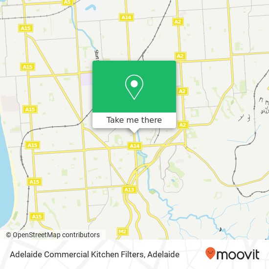 Adelaide Commercial Kitchen Filters map