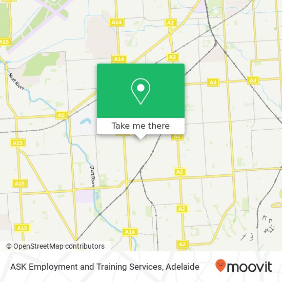 ASK Employment and Training Services map