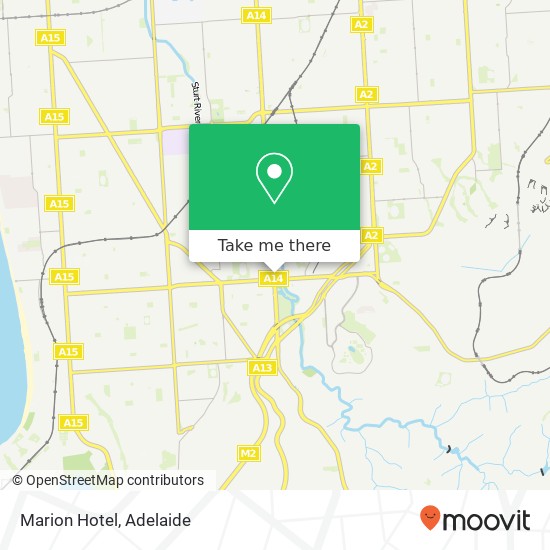 Mapa Marion Hotel