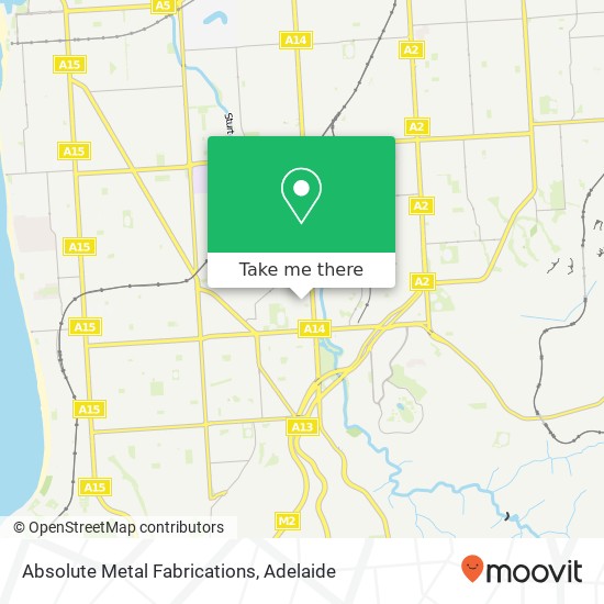 Absolute Metal Fabrications map