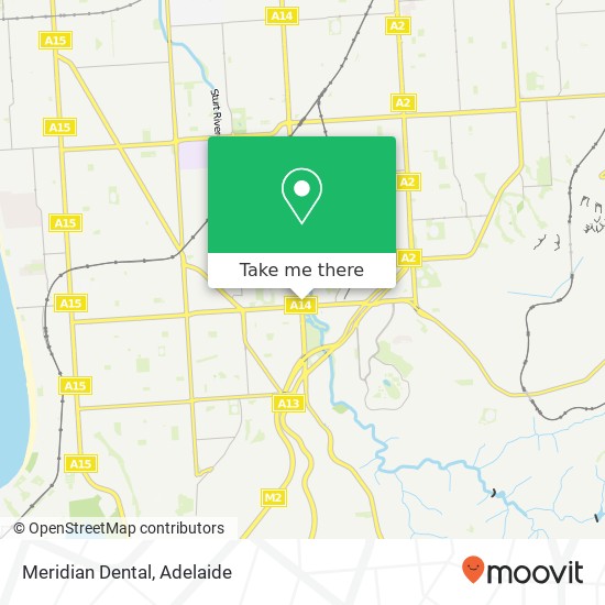 Mapa Meridian Dental