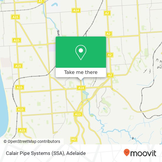 Calair Pipe Systems (SSA) map