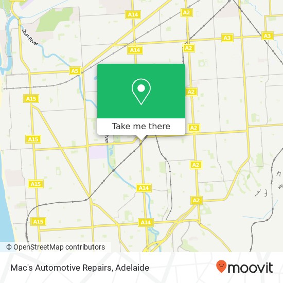 Mac's Automotive Repairs map