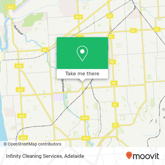 Mapa Infinity Cleaning Services