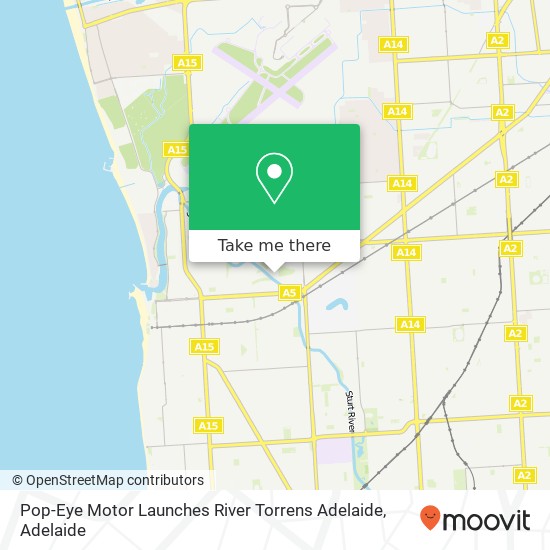 Pop-Eye Motor Launches River Torrens Adelaide map