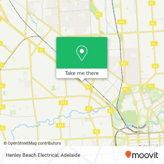 Henley Beach Electrical map