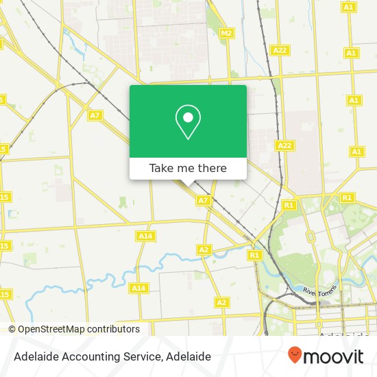 Adelaide Accounting Service map