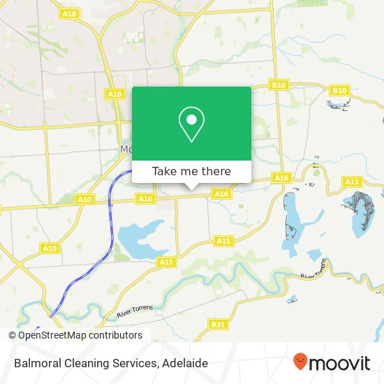 Balmoral Cleaning Services map