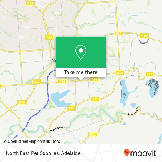 Mapa North East Pet Supplies