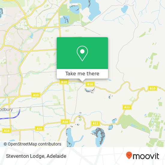 Steventon Lodge map