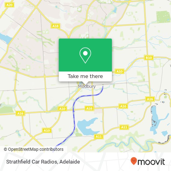 Mapa Strathfield Car Radios