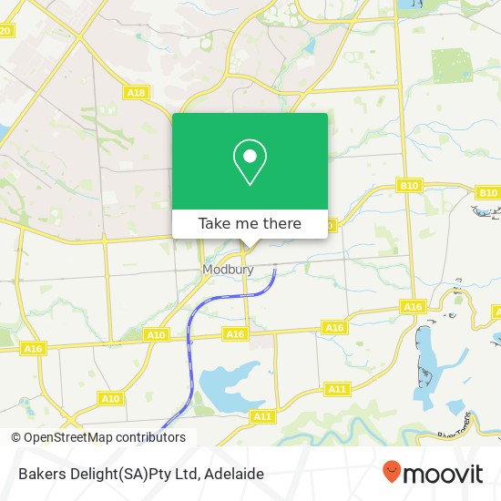 Bakers Delight(SA)Pty Ltd map