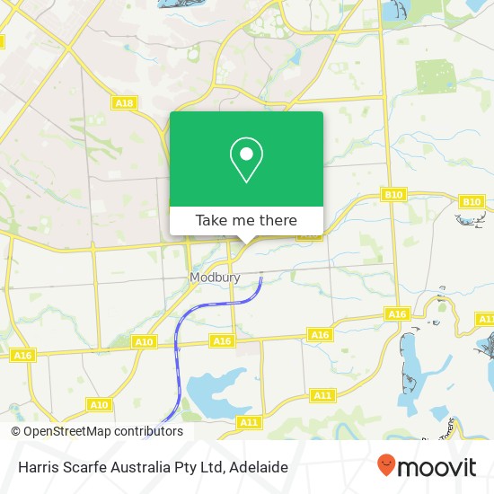Harris Scarfe Australia Pty Ltd map