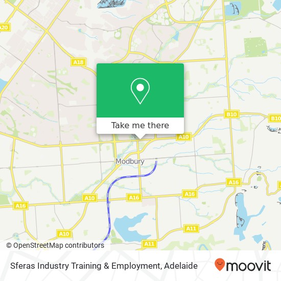 Sferas Industry Training & Employment map