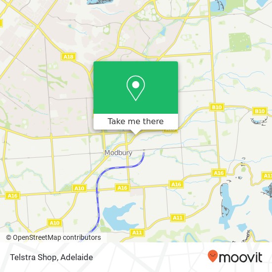 Telstra Shop map