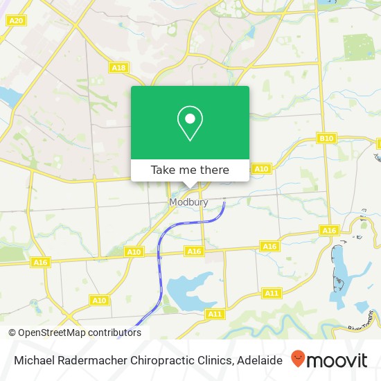 Mapa Michael Radermacher Chiropractic Clinics