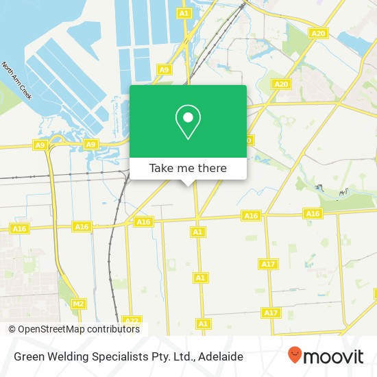 Green Welding Specialists Pty. Ltd. map