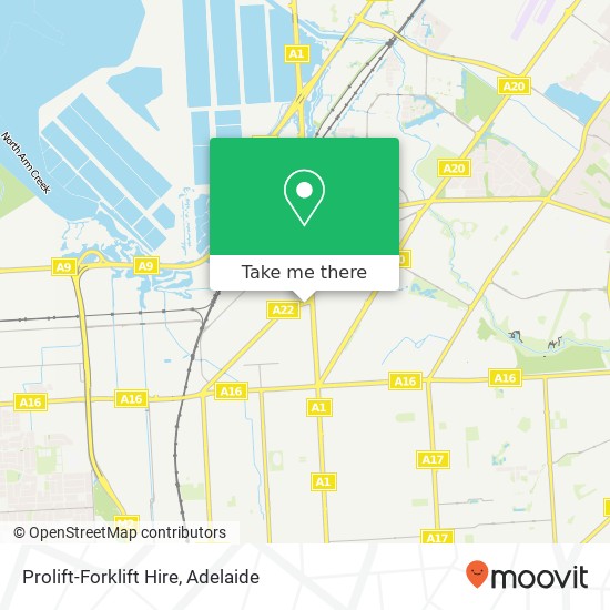 Prolift-Forklift Hire map