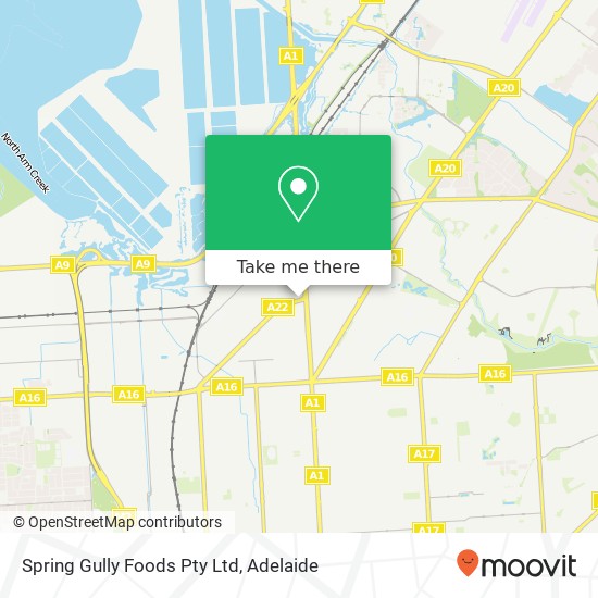 Spring Gully Foods Pty Ltd map